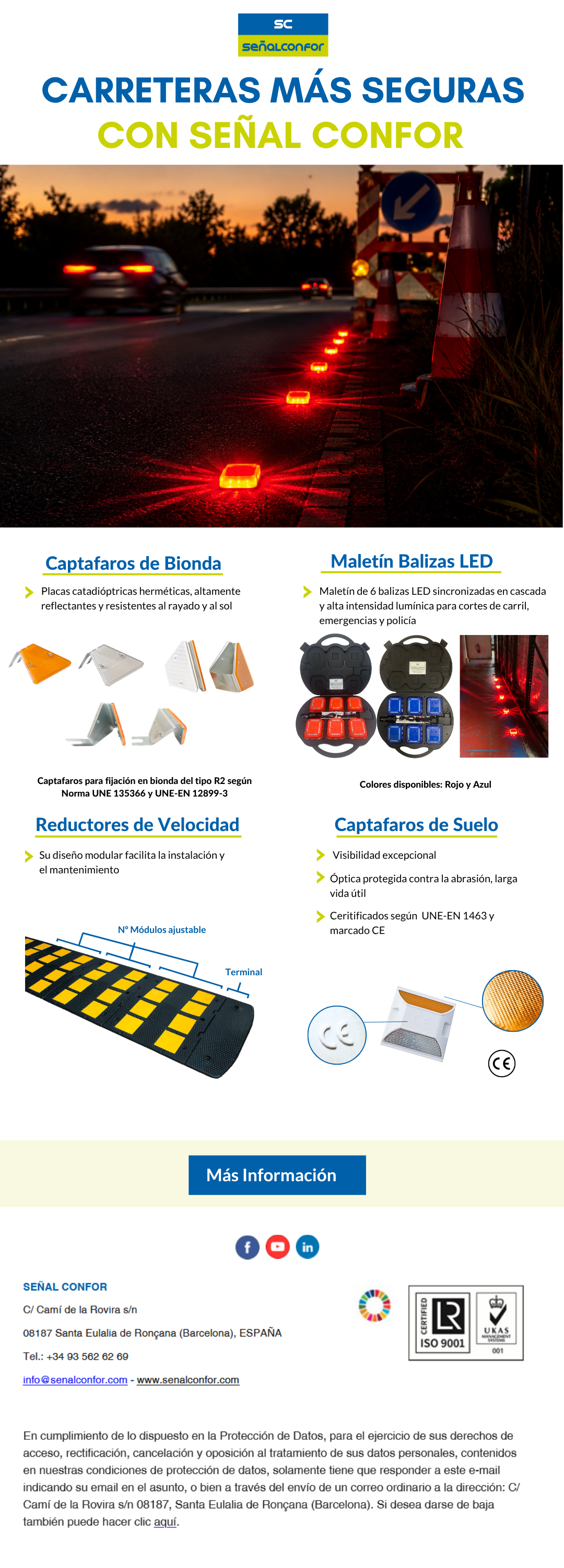 SENALCONFOR.COM - ROAD SIGNAGE PRODUCTS