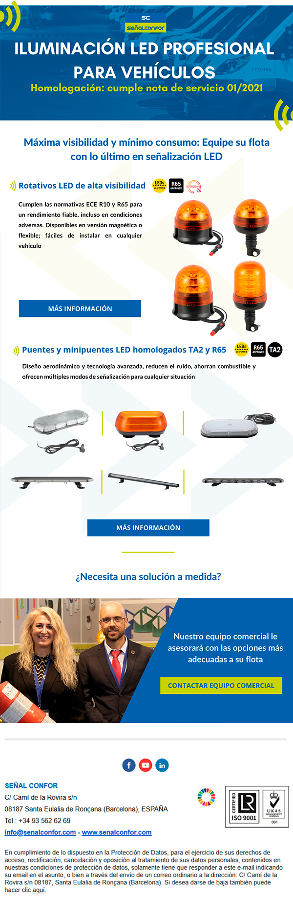 SENALCONFOR.COM - ILUMINACIÓN LED PARA VEHÍCULOS