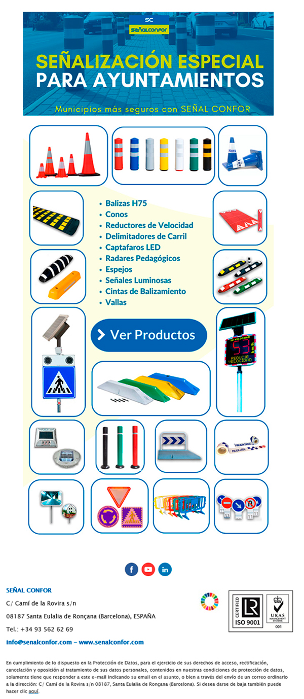 SENALCONFOR.COM - PRODUCTOS ESPECIALES AYUNTAMIENTOS
